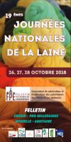 Journées nationales de la laine à Felletin du 26 au 28 octobre 2018 Journées nationales de la laine à Felletin du 26 au 28 octobre 2018