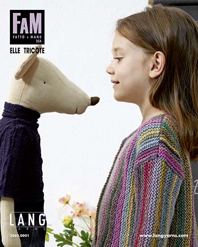 Modèles du catalogue Lang Yarns FAM 254 Elle tricote