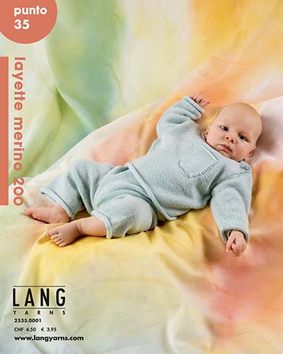 Modèles du livret Lang Yarns Punto 35 Layette Merino 200