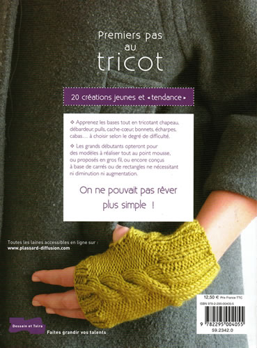 20 projets faciles à tricoter : le livre de tricot débutant