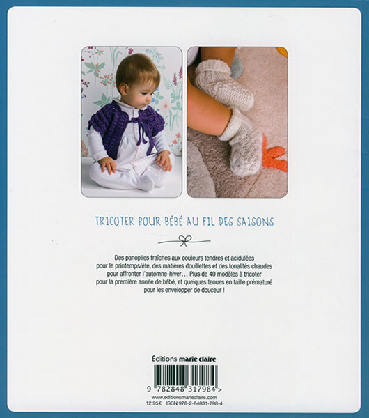 Tricoter Pour Bebe Au Fil Des Saisons Marie Claire Jeu De Mailles