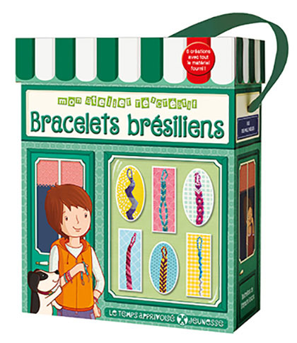 Coffret Mon atelier ré’créatif Bracelets brésiliens - Le Temps Apprivoisé