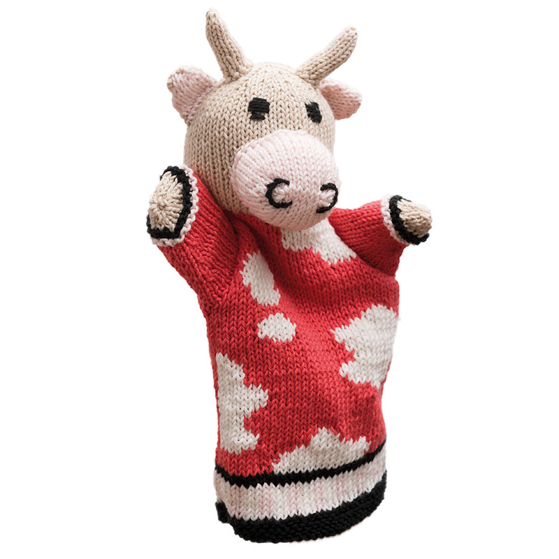 Kit à tricoter Marionnette Vache Lucy - Rico Design