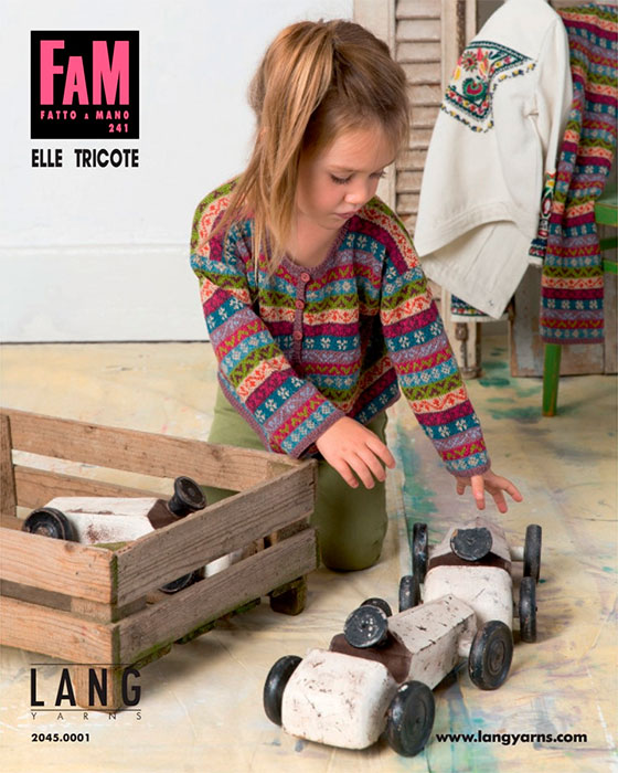Modèles du catalogue Lang Yarns FAM 241 Elle tricote