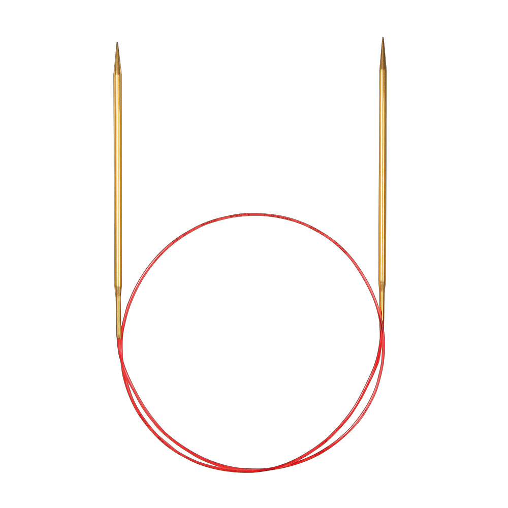 Aiguilles à Tricoter Circulaires Addi Extra Longues 80 Cm - Diamètre 3,50 Mm, Pointes Pointues, Cordon Souple | Pour Tricot En Rond, Projets Larges, Qualité Supérieure