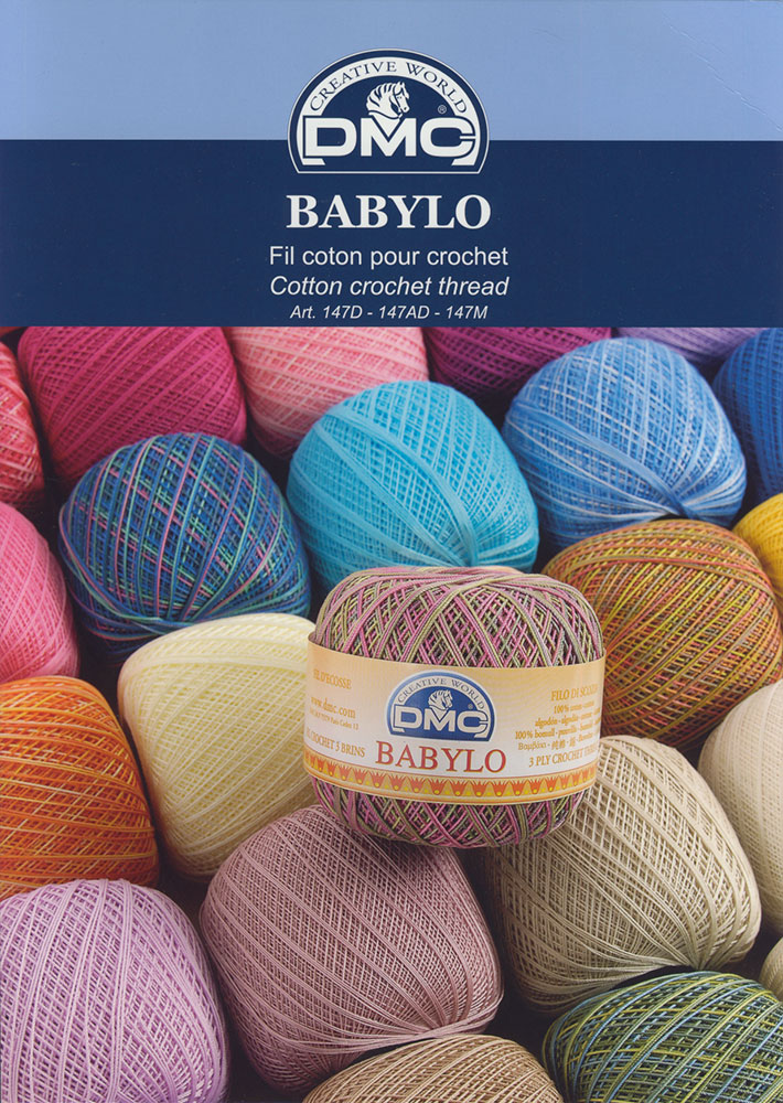 Fil coton pour crochet Babylo N°30 Blanc ou Ecru - mercerie floriane