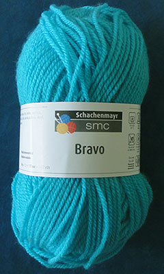 Schachenmayr Original Bravo pelote de 50 gr - Bleu turquoise vif 8328