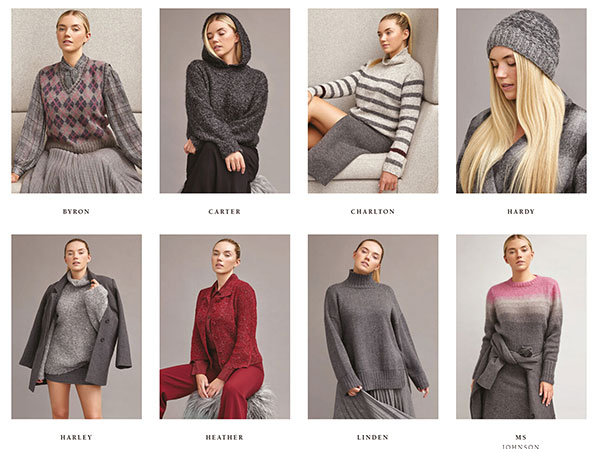 Catalogue Fall : 14 modèles de Kim Hargreaves