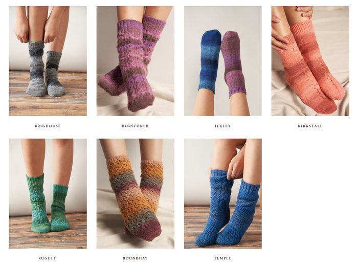 Modèles du Catalogue Rowan Sock Collection