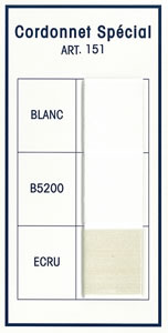 Carte de coloris DMC Cordonnet spécial