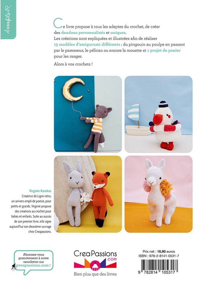 Doudous et accessoires au crochet pour les enfants - Creapassions