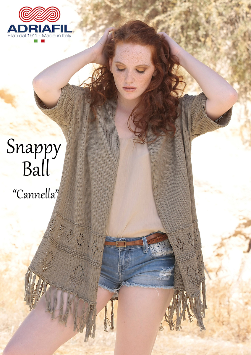 Kimono Cannella en Adriafil Snappy Ball