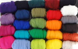 kit de laine de fées laine mérinos pour feutrer à sec et feutrer humide Maxee Lot de 120 g laine feutrine pour débutants et enfants 3 g x 40 couleurs feutre de laine contient outils 