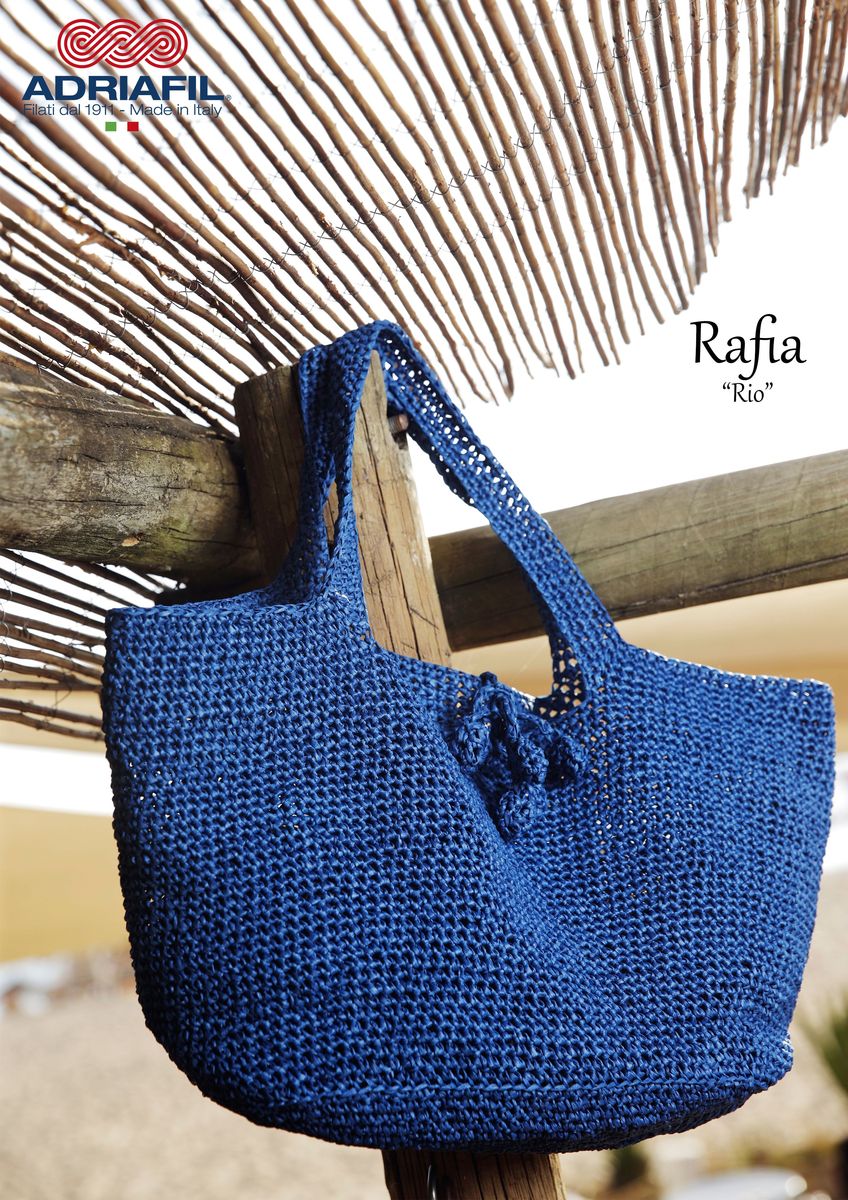 Modele sac en raphia au crochet sale