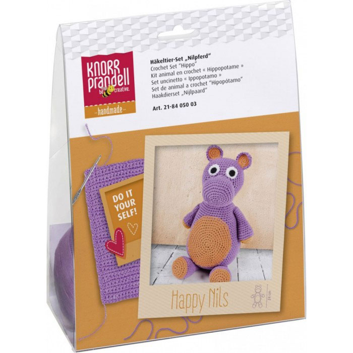 Kit à crocheter Hippopotame - Knorr Prandell