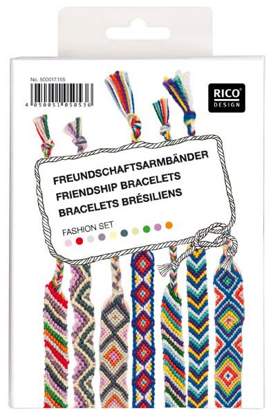 Kit de tissage bracelets brésiliens.