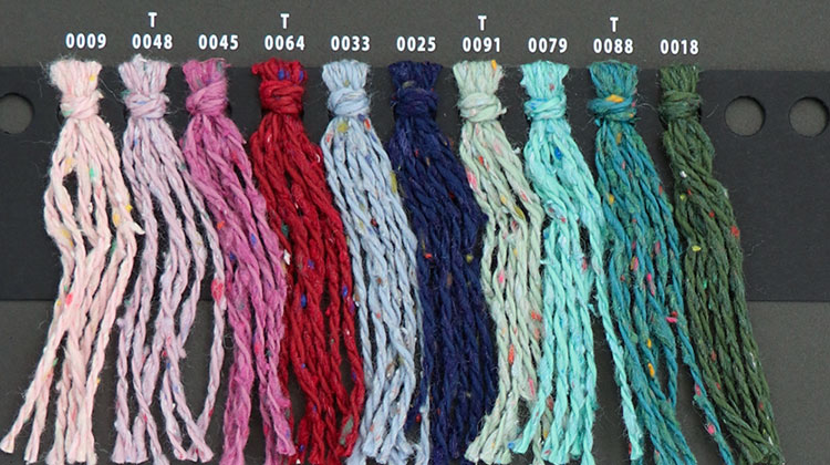 Nuancier Lang Yarns Cotton Tweed 1