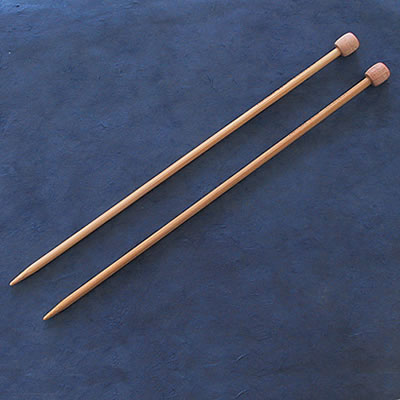 Aiguilles à tricoter 23 cm en bambou - Clover
