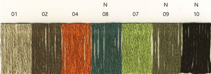 Carte de coloris Mousson