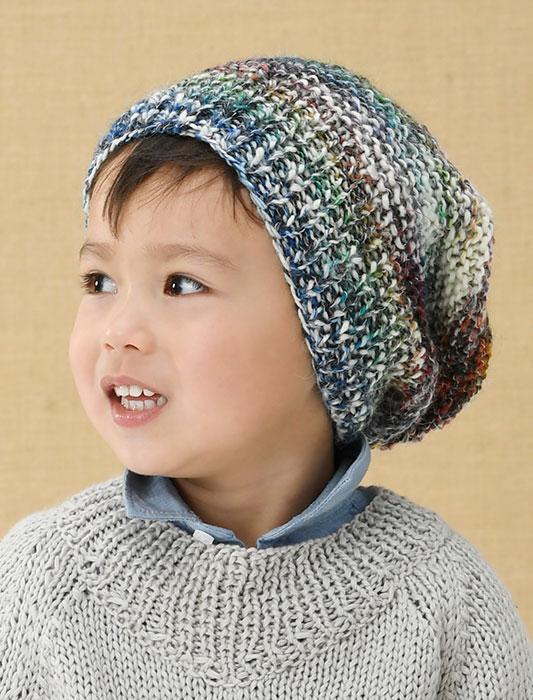 133/21 Modèle Bonnet beanie en Plassard Nuit Blanche