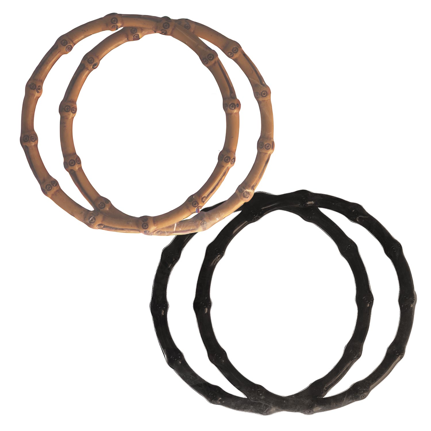 Poignées de sacs en plastique imitation bambou - Clover