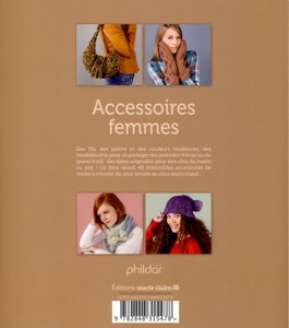 Livre Accessoires femmes, 40 modèles à tricoter - Marie Claire