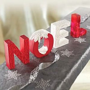 Lettres NOEL en carton Papp Art