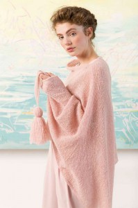 Kit à tricoter Lang Yarns Poncho en Alpaca Superlight