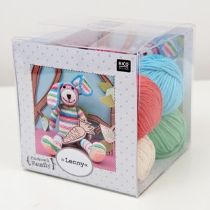 Kit à crocheter lapin Lenny - Rico Design