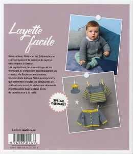 Layette facile, 34 modèles à tricoter de la naissance à 12 mois - Marie Claire