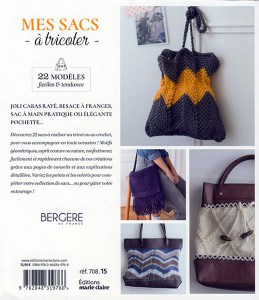 Mes sacs à tricoter, 22 modèles faciles & tendance - Marie Claire