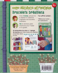 Coffret Mon atelier ré’créatif Bracelets brésiliens - Le Temps Apprivoisé