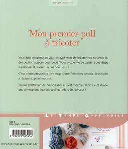 Mon premier pull à tricoter - Le Temps Apprivoisé