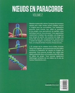 Noeuds en paracorde Volume 2, Objets pratiques, étuis, bracelets, accessoires de survie - Eyrolles