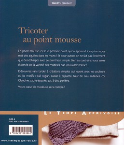 Tricoter au point mousse - Le Temps Apprivoisé