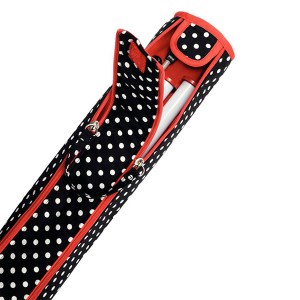 Trousse à aiguilles à tricoter - Polka Noir Blanc