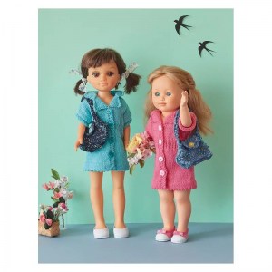 12 tenues de poupées au tricot & leurs accessoires - Editions de saxe