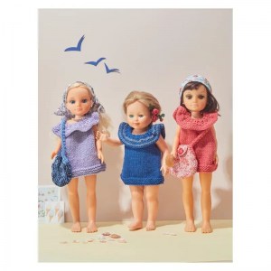 12 tenues de poupées au tricot & leurs accessoires - Editions de saxe