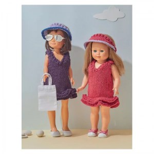 12 tenues de poupées au tricot & leurs accessoires - Editions de saxe
