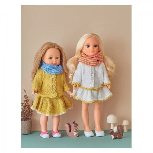 12 tenues de poupées au tricot & leurs accessoires - Editions de saxe