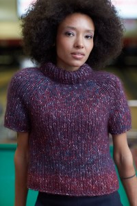 81/22 Modèle Pull Poker en Adriafil Zucchero Filato Bicolor