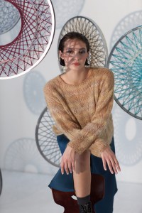 81/34 Modèle Pull et Echarpe Uffizi en Adriafil Desiderio
