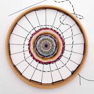 Métier à tisser rond de 21 cm avec trous - Rico Design