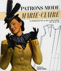 Patrons mode Marie-Claire, 12 modèles 50's & 60's à réaliser du 36 au 42 - Marie Claire
