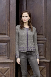 244/01 Gilet en Lang Yarns Yak et Lang Yarns Mohair Luxe