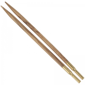 Addi Click System - Pointes Nature en bois d'olivier n°4,5