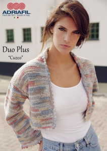 68-09 Modèle Cuzco Petite veste en Adriafil Duo Plus