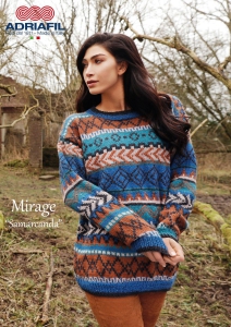 69/18 Modèle Pull Samarcanda en Adriafil Mirage