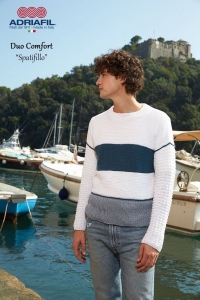 72/08 Modèle Pull Spatifillo en Adriafil Duo Comfort