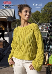 74/03 Modèle Pull Pomelo en Adriafil Genesi